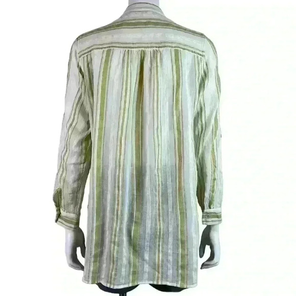 Soft Surroundings Elisha Turquoise Beaded Tunic Top Size Medium - Picture 3 of 12